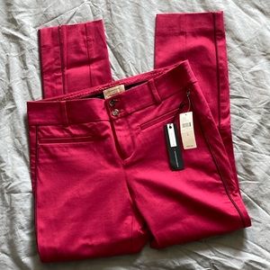 Anthropologie pink skinny pants
